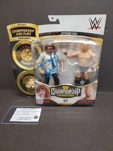 SIGNED MICK FOLEY WWE Mankind vs "Stone Cold" Steve Austin Championship w/ COA - Picture 1 of 16