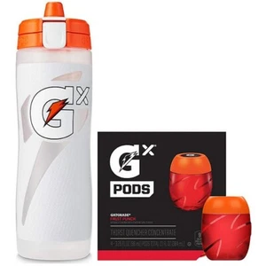 Gatorade GX Bottle with GX Thirst Quencher Concentrate Pods 4 Pack - Picture 1 of 9