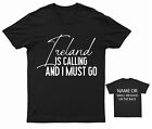 Ireland Is Calling & I Must Go  T-shirt Personalised Gift Customised Name