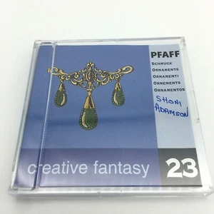 PFAFF Creative Fantasy #23 ORNAMENTS Embroidery Card 7570,7560,2140,2170 - Picture 1 of 11