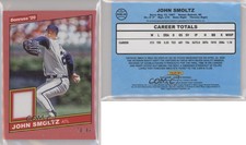 2020 Panini Donruss Retro 1986 Materials Red /99 John Smoltz #86M-JS HOF