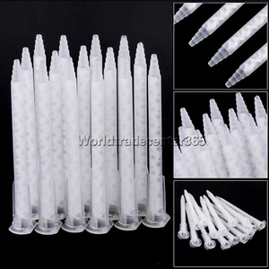 50pcs 50ML Dual Cartridge Epoxy Adhesive Applicator Static Mixer Mixing Nozzle - Picture 1 of 14