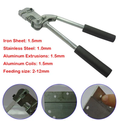 Alicates perforadores de orificio de letras de canal de metal 3,5 mm 4,2 mm perforador de chapa de hierro de aluminio Foto 1 de 4