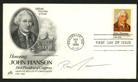 Raymond Ray Donovan d2021 signed autograph FDC cover US Secretary of Labor PC104 Cover