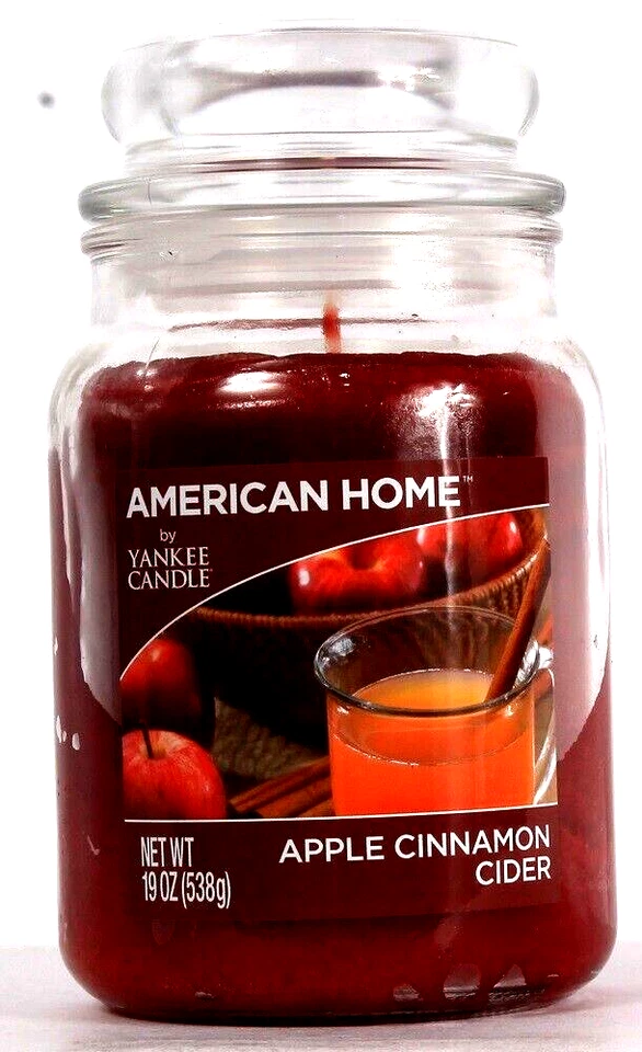 1 Ct American Home By Yankee Candle 19 Oz Apple Cinnamon Cider Glass Jar Candle - Image 1 of 1
