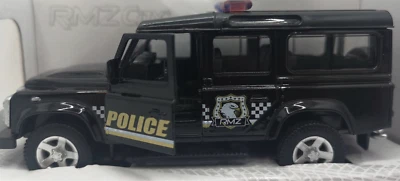 Land Rover Defender Police Car Model Diecast RMZ City 1:34 LITTLE CRACKED BOX - Image 1 of 3