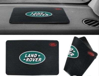 LAND ROVER TAPPETINO MAGICO ANTISCIVOLO PER AUTO MONETE TELEFONO CRUSCOTTO - Immagine 1 di 2