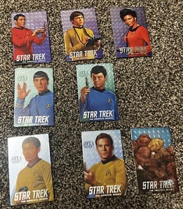 Dave & Busters Star Trek Card set WITH RARE Tribbles (8 total cards)