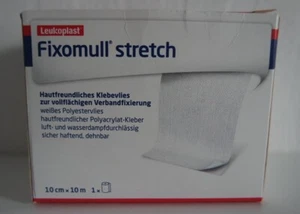 Leukoplast Fixomull Stretch 10cm x 10m Pflasterverband Polyestervlies Neu - Bild 1 von 4