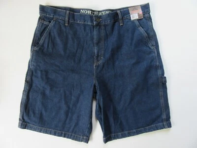 NWT Men's 40x11 Denim Jean Carpenter Shorts Guys Northwest Territory Cargo Pants - Image 1 of 4