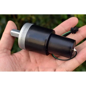 Slow Speed High Torque Micro 37MM 24RPM Full Metal Gear Motor DC 24V Waterproof - Picture 1 of 6