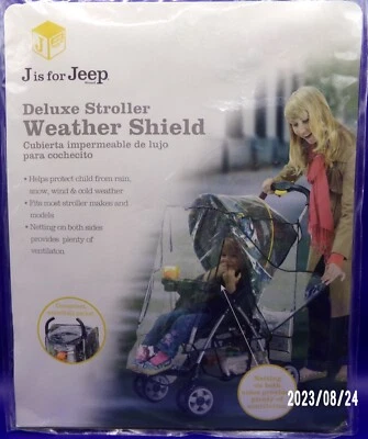 Jeep Deluxe Stroller Weather Shield Brand New - Image 1 of 2