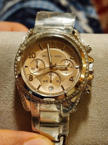 Orologio Michael Kors Donna Blair Quarzo Cinturino Acciaio Inox Argento ogpr $275
