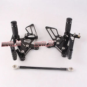 Adjustable Rearsets Rear Set Foot Pegs Pedal For Kawasaki Ninja ZX6R 2009-2014 - Picture 1 of 7