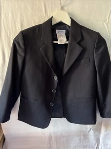 Jacadi Paris Boys 100%Wool Blazer Sz 10Y NWT Dark Navy - Picture 1 of 4