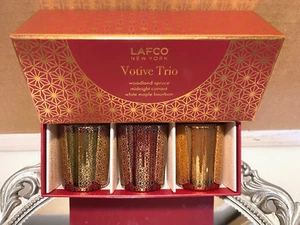 LAFCO NEW YORK Votive Trio Woodland Spruce, Midnight Currant White Maple Bourbon - Picture 1 of 3