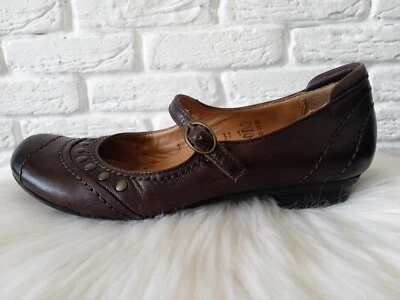 Airstep Italiano Mujer Mary Jain Cuero Marrón Zapatos EU 37 Foto 1 de 4