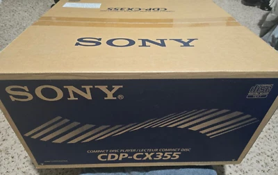 Sony CDP-CX355 CD Player Mega Storage 300 Disc Changer FACTORY SEALED NIB🔥 - Image 1 of 3