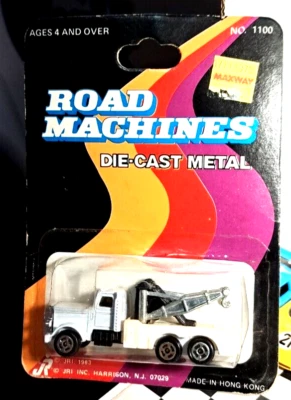 Vintage 1983 Road Machines-JRI Inc-Heavy Duty Wrecker Tow Truck-White - Image 1 of 4