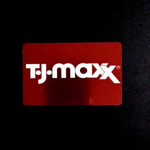 T.J.Maxx White on Red Holographic Logo NEW COLLECTIBLE GIFT CARD $0 #6001 - Picture 1 of 1