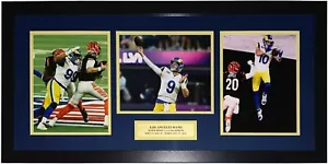 Los Angeles Rams Super Bowl LVI 3 8x10 Set fotografico incorniciato professionalmente 34x16 - Foto 1 di 6