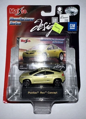 GM Maisto Manufacturer Series #10 Pontiac Rev Concept 2001 Diseño Foto 1 de 4