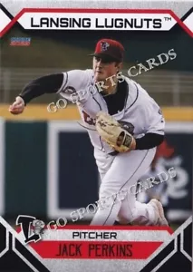 2023 Lansing Lugnuts Jack Perkins RC Rookie Oakland Athletics Minor League - Picture 1 of 1