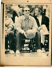 Jack Nicholson 1989 AP Laserdraht All-Star Fotobuchse bei LA Lakers Spiel