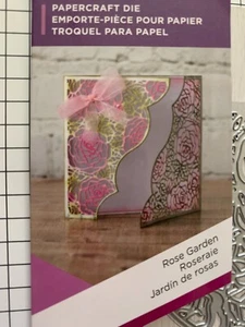 GEMELLI CREA UNA CARD DIE SET 2 pz...GIARDINO DELLE ROSE...CARTOGRAFIA...SCRAPBOOKING - Foto 1 di 3