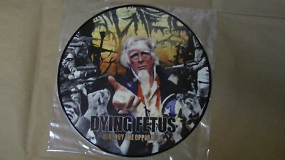 Dying Fetus - Destroy the Opposition Picture Disc LP Vinyl,Mint,Slayer,Mega Rare - Image 1 of 3