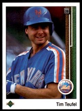 1989 Upper Deck Tim Teufel Baseball Cards #277