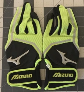 Mizuno Finch Female Padded Batting Gloves | women Xtra Small | Neon Green - Picture 1 of 2