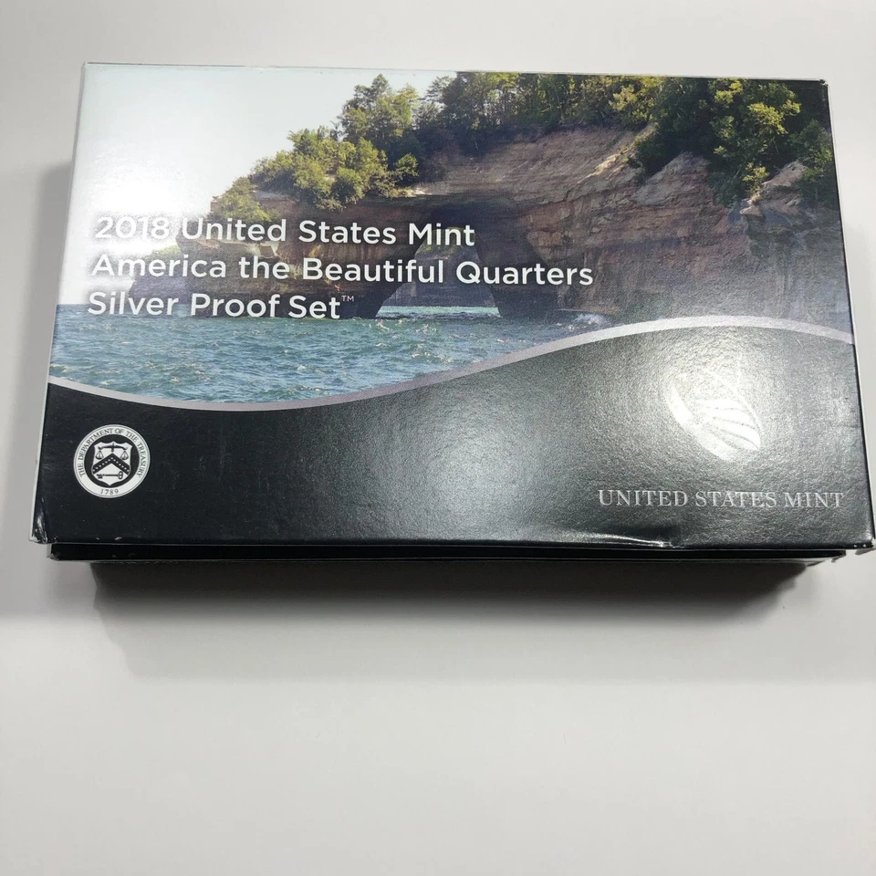 2018-S  U.S. Mint ATB Silver Proof Coin Set in Original Packaging - 5 Coins - Image 1 of 1