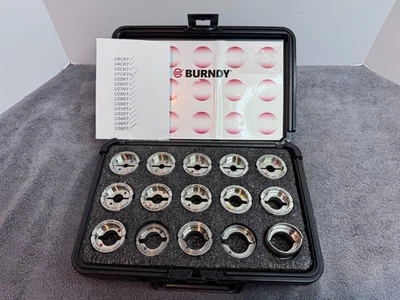 Burndy UDIEKITCU 15 Piezas Índice Crimpado Herramienta Troqueles Juego Tipo U #6 AWG-750 kcmil Foto 1 de 4