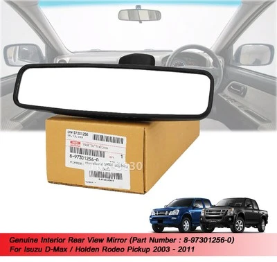 Rear View Mirror 8-97301256-0 For Isuzu Dmax / Holden Rodeo Pickup 03 - 11 - Image 1 of 4