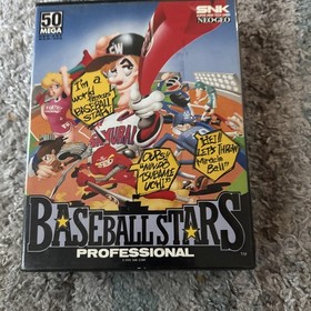 Baseball Stars Professional SNK Neo Geo AES US Version Authentic,