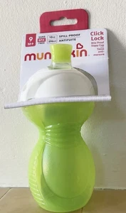 Green SPILL-PROOF ANTIFUITE Bite Proof Sippy Cup 9 to 18 months New - Picture 1 of 1