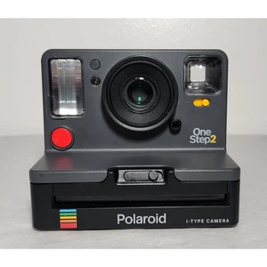 Polaroid One Step 2 I-Type 600 analoge Sofortbildkamera grau und schwarz gebraucht - Bild 1 von 8