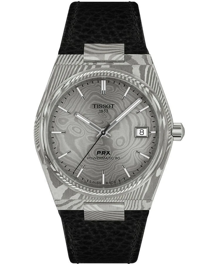 NEW TISSOT T1378079608100 PRX AUTO 38MM DAMASCUS MARBLED CASE T137.807.96.081.00 - Image 1 of 1