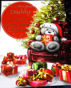 Daddy Christmas Card. (D1) - Picture 1 of 3