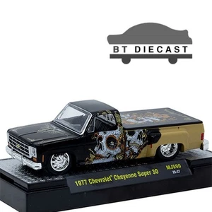 M2 1977 CHEVROLET CHEYENNE SUPER 30 DIA DE LOS MUERTOS 2025 1/64 31500 MJS90 - Picture 1 of 2