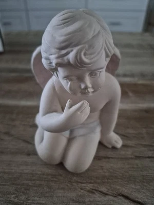 Figura Ángel Querubín Llorón Perfecto Estado Sin Astillas Sin Grietas Foto 1 de 4
