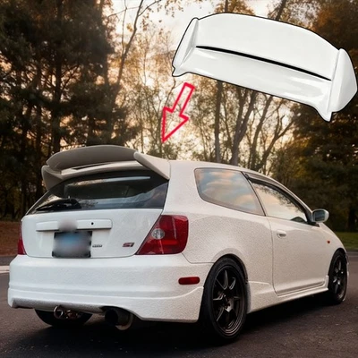 Hatchback 车顶翼锅炉 (USDM) FRP 适用于本田 02-05 Civic EP3 MUG 风格 — 第 1/4 张图片