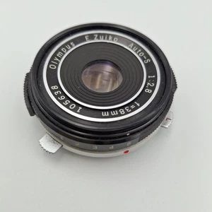 Olympus E. Zuiko Auto-S 38mm F2.8 for Pen F FT. *VGC* UK SELLER *MINT*. (refB) - Picture 1 of 6