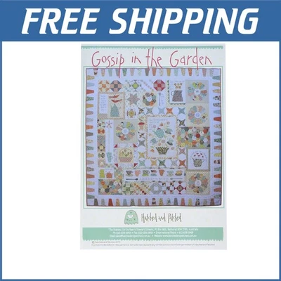 Charming Tea Garden Quilt Pattern for Adults – 8-Section Design (68.5 x 70.5 in) - Image 1 of 4