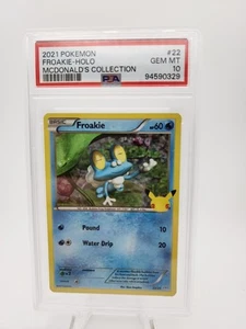 1x Froakie - Holo McDonalds 2021 Collection Gem MT 10 Graded Pokemon Singles  - Bild 1 von 1