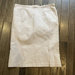 Falda Irene VAN RYB Ivr/rosa talla 42 FR 10 EE. UU. Minorista $178 - Imagen 1 de 10