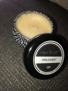 Capri Blue Unisex Printed Mini Tin Volcano Candle Black Print Os - Picture 1 of 5