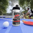 Every rep, every practice, matters, Stainless Steel Water Bottle, Sports Lid