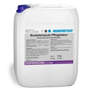 Ruberstein® Buntsteinputzpflegelasur, Versiegelung Sanierung Buntsteinputz 10kg - Picture 1 of 1